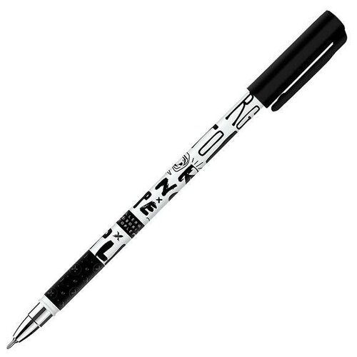Ручка шариковая Lorex Grunge 4 Ever Slim Soft Grip (0.5мм, синий цвет чернил, масляная основа, прорезиненный корпус) 1шт.