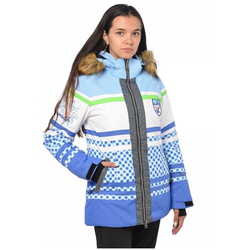 Горнолыжная куртка женская AZIMUTH 15515 размер 42, голубой