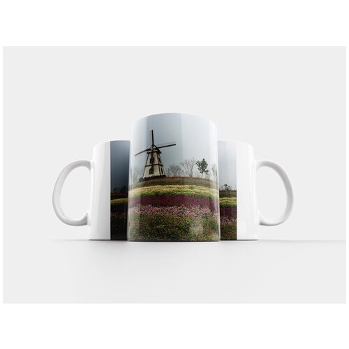 фото Кружка "янчжоу, сцена свадебной фотографии, ветряная мельница" 320 мл lotsprints