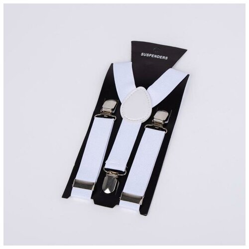 фото Подтяжки детские, ширина - 2 см, цвет белый без бренда