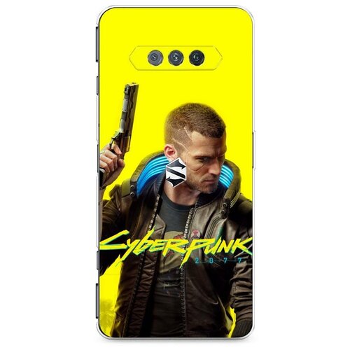 фото Силиконовый чехол "cyberpunk 2077 poster" на xiaomi black shark 4s / сяоми блэк шарк 4s case place
