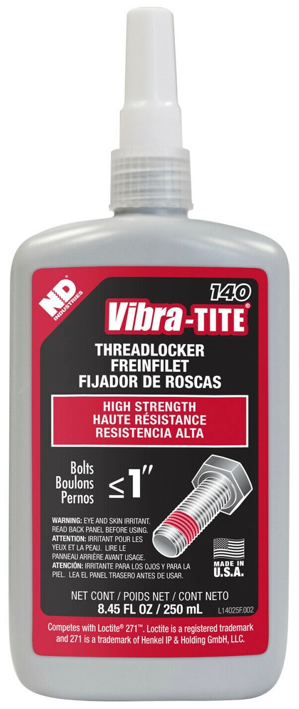 Vibra-tite 140 Резьбовой фиксатор высокой прочности 250 мл