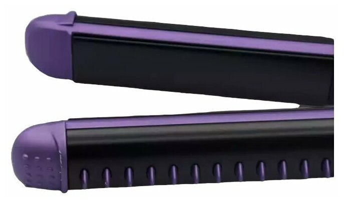 Профессиональная плойка для волос RoziaPro , Щипцы для выпрямления волос и завивки RoziaPro, фиолетовая,2 в 1 - фотография № 3