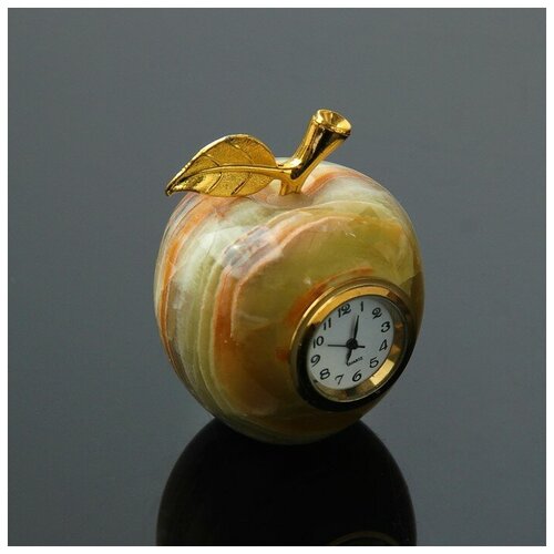 Часы «Яблоко», D=5 см, оникс (1шт.)