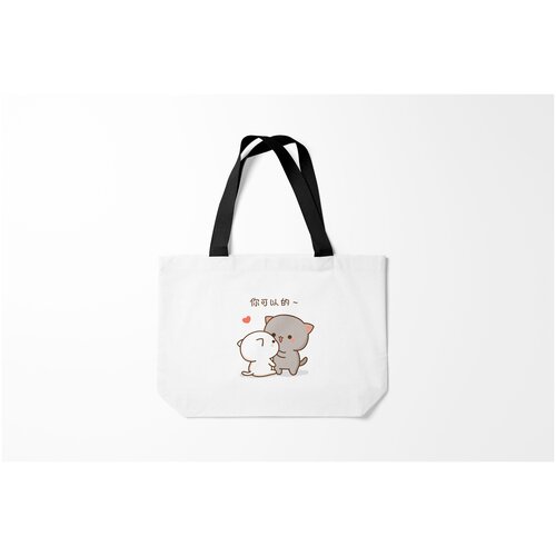 фото Сумка-шоппер / 46х35 см / любовь / влюбленным любовь. kitty burnettie