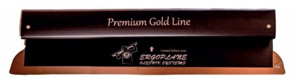 Шпатель алюминиевый Premium Gold Line 600мм сменное лезвие из закалённой нержавеющей хромированной стали толщина полотна 0.3мм