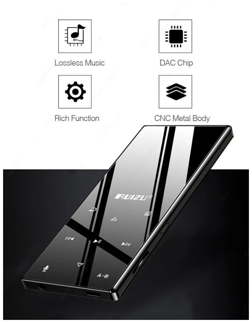 HiFi плеер RUIZU D29 Bluetooth