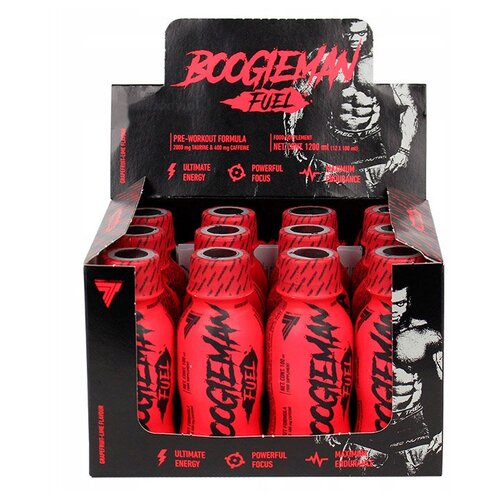 фото Предтренировочный комплекс boogieman fuel 100 мл, 12 шт, вкус: грейпфрут-лайм trec nutrition