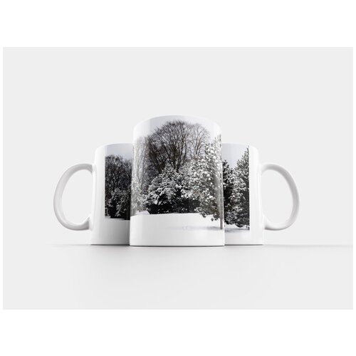 фото Кружка "снег, белый, зима" 320 мл lotsprints