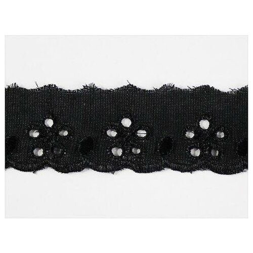 Тесьма отделочная Астра цвет черный 3 см x 9 м арт 425 количество товаров в комплекте 9 293₽