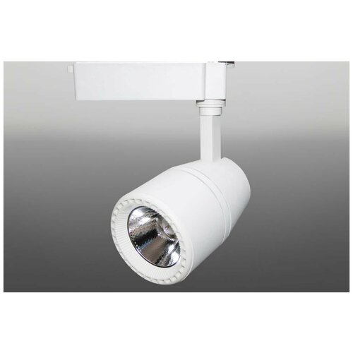 ShopLEDs Трековый светодиодный светильник Track-90 (220V, белый корпус, 35W, однофазный) (теплый белый 3000K)
