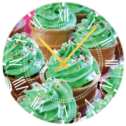 фото Svs настенные часы svs 3001297 kitchen пирожные