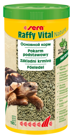 Корм для рептилий Sera Raffy Vital Nature, 1 л, 190 гр