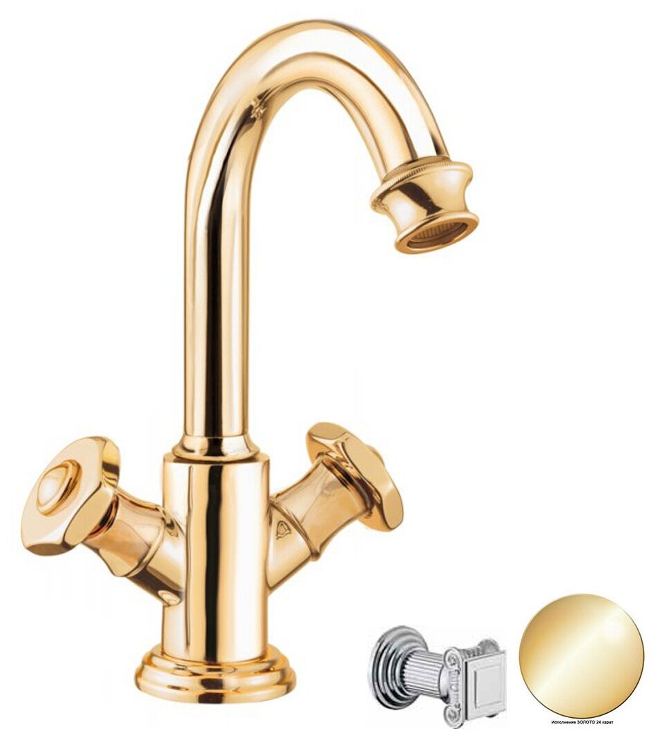 Смеситель для раковины Cezares APHRODITE-LS2-03/24-O