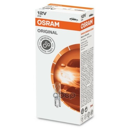 Лампа 12v W2,3w 2w Osram Original Line 1 Шт. Картон 2722 Osram арт. 2722