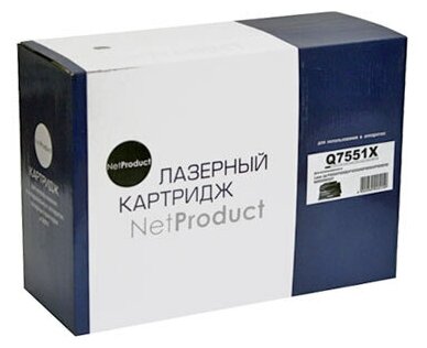 Картридж NetProduct (N-Q7551X) для HP LJ P3005/M3027MFP/M3035MFP, 13K