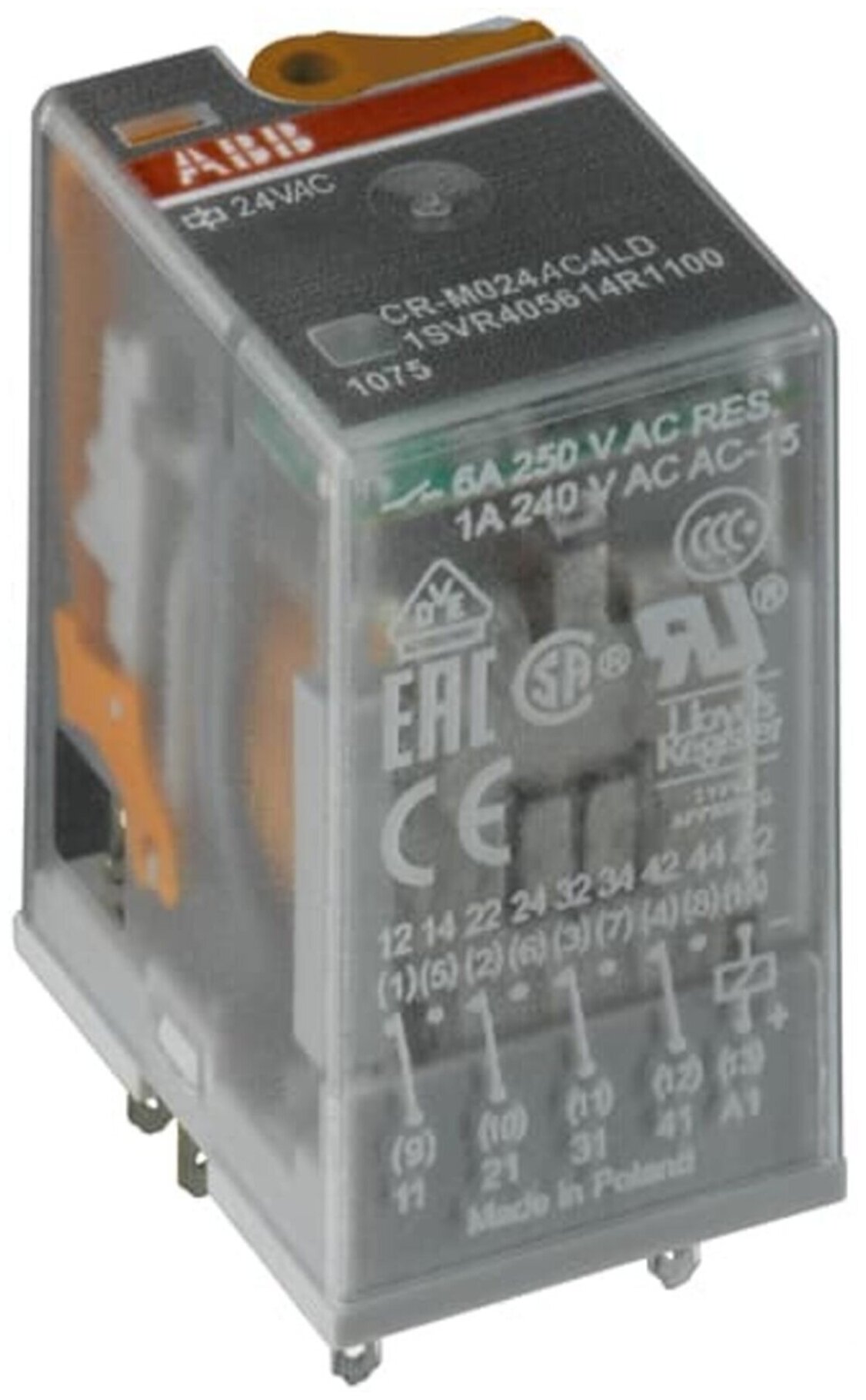 ABB CR-M230AC4 Реле 230V AC 4ПК(6A)