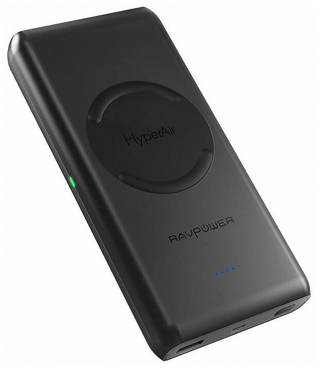 Внешний аккумулятор RAVPower (RP-PB080) 10000mAh с беспроводной зарядкой (Black)