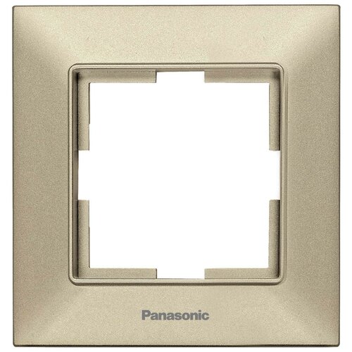 Рамка Panasonic Arkedia Slim WNTF08012BR-RU декоративная 1x пластик бронза (упак:1шт)