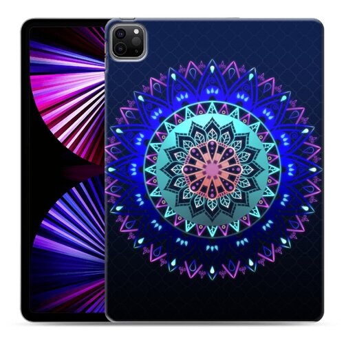фото Дизайнерский силиконовый чехол для ipad pro 11 2020 светящиеся мандалы 100gadgets