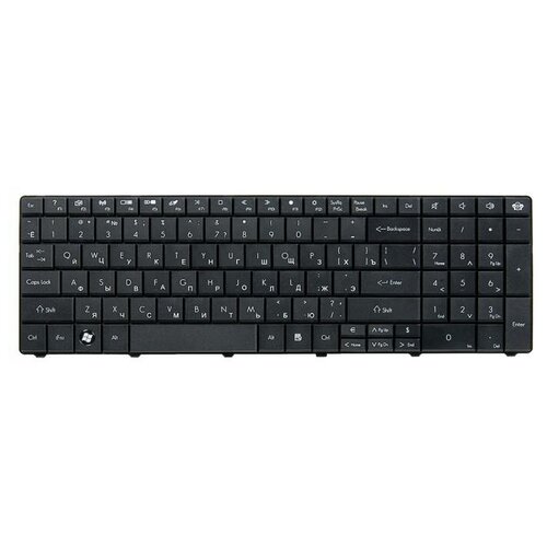 Клавиатура для ноутбуков Packard Bell EasyNote LE11, TE11, LE11BZ, TE11BZ, TE11HC, TE69KB, TE69HW, LE69KB, TE69BM, TE69CX, черная, гор. Enter ZeepDeep