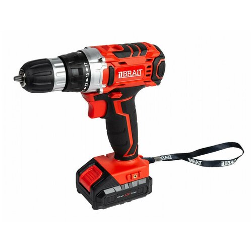 Дрель аккумуляторная BCD12S 12В Li-ion 2 аккумулятора 15Ач регулировка скорости 22Нм 359000₽