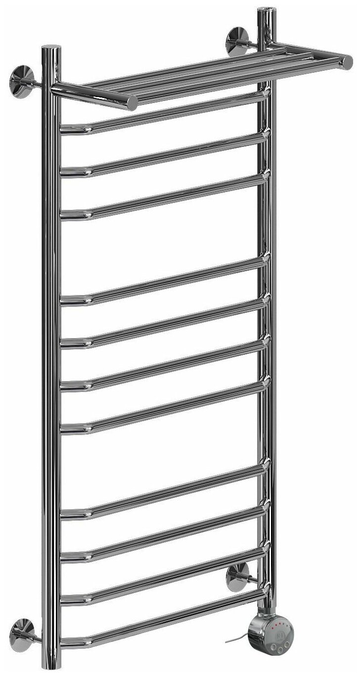 Полотенцесушитель Электрический Ника TRAPEZIUM 1000х530 хром арт. ЛТ Г2 ВП 100/50 правый тэн