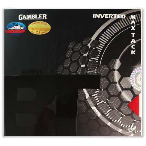 фото Накладка для ракетки gambler burst 2.1mm red
