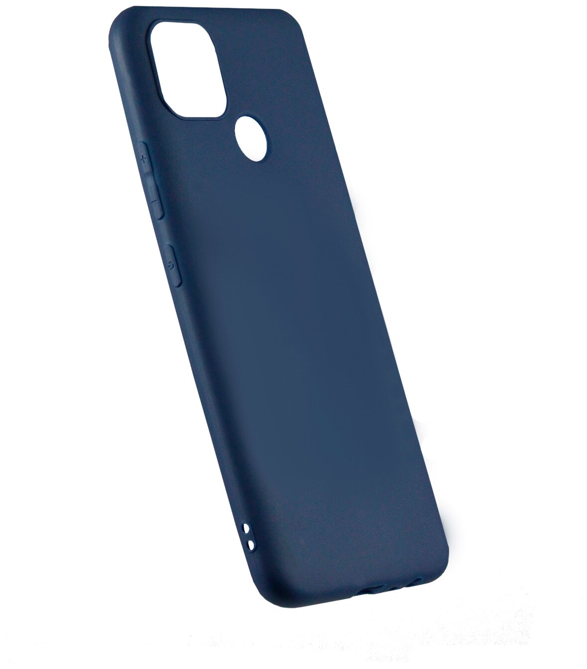 Чехол защитный TPU LuxCase для Xiaomi Redmi 9C, Синий, 1,1 мм - фото №2