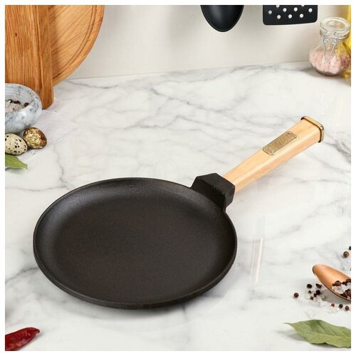 Сковорода чугунная блинная 