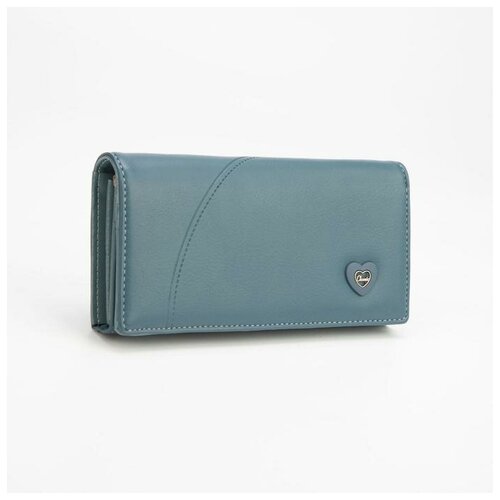 фото Кошелёк на магнитах, цвет голубой
