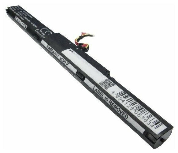 Аккумулятор для Asus X450J, X450JF (A41-X550E) 2200mAh