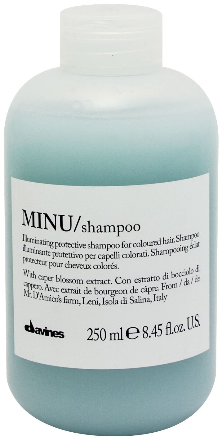 Davines MINU Защитный шампунь для сохранения косметического цвета волос 250 мл (Davines, ) - фото №1