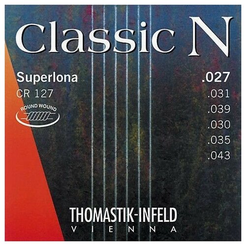Струны для классической гитары Thomastik CR127 Classic N 27-43 струны для классической гитары thomastik cr127