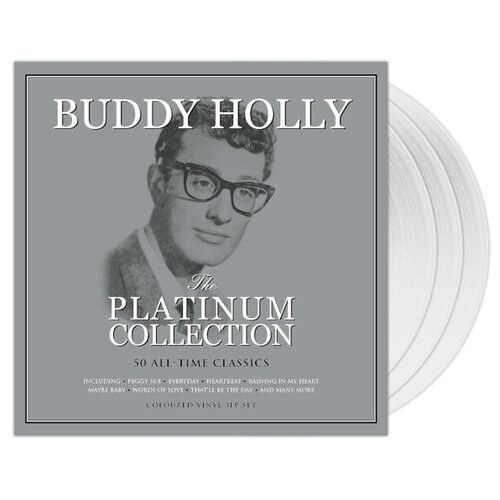 Виниловая пластинка Buddy Holly / The Platinum Collection (Coloured Vinyl)(3LP) 2017 summer newborn don t make me call my auntie letter print short sleeves baby bodysuit baby boy clothing fashion