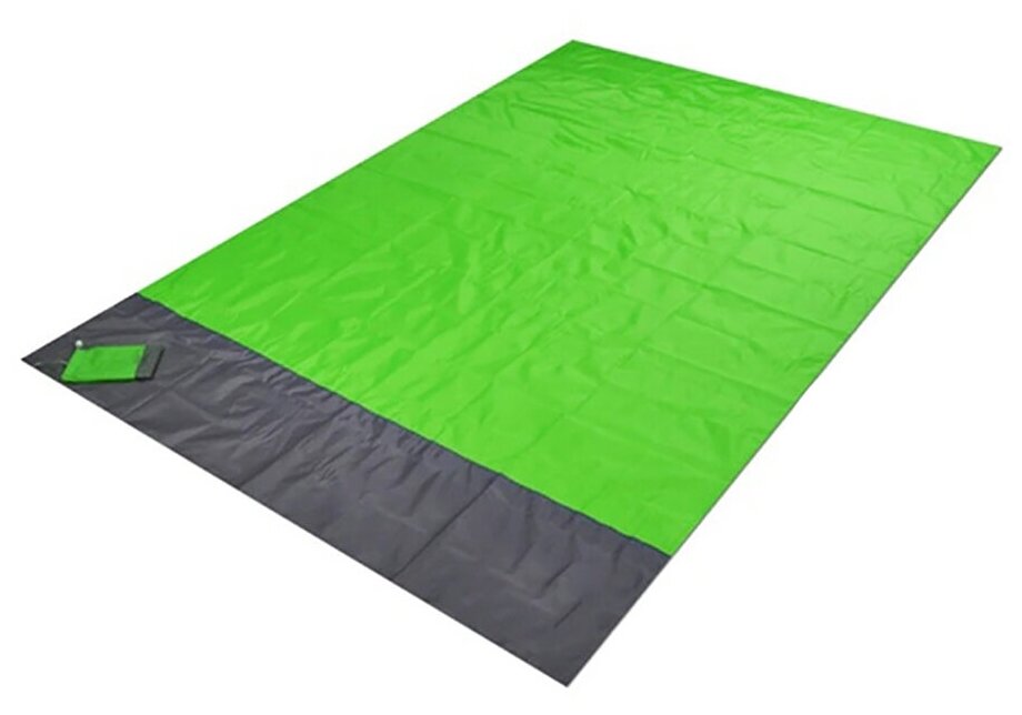 Водонепроницаемый пляжный коврик\Коврик для пикника140*200 см (зеленый)