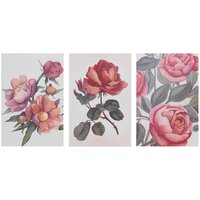 Набор открыток ИКЕА БОККАРА Цветы, 3 шт. розовый