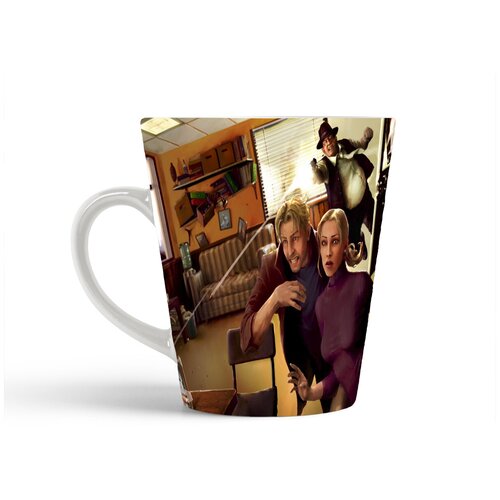 фото Кружка-латте coolpodarok broken sword the angel of death ангел смерти убийца выстрел