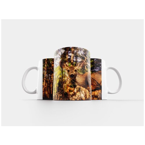 фото Кружка "олень, животное, дикая природа" 320 мл lotsprints