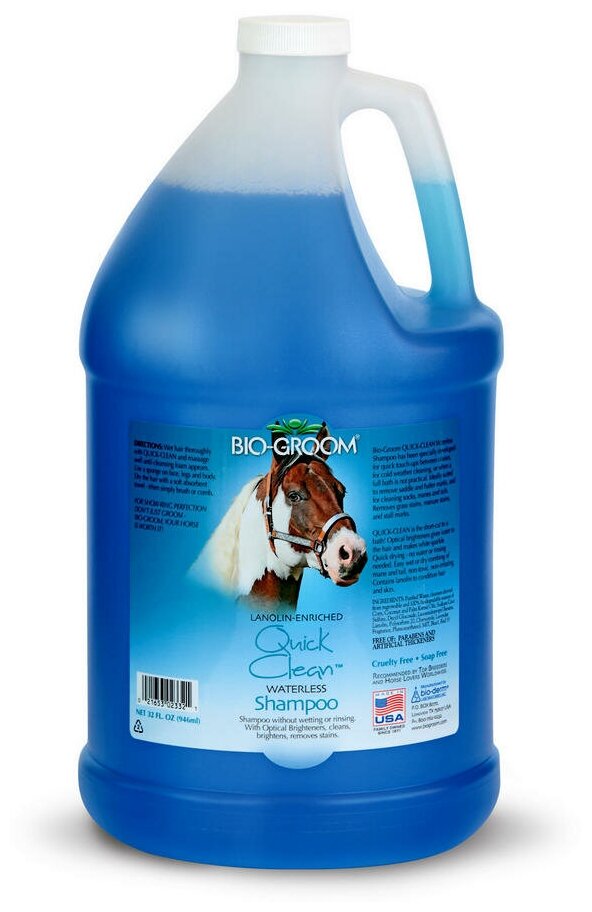 Quick Clean шампунь без смывания для лошадей 3,8 л (Gallon)