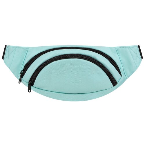 фото Сумка на пояс / street bags / sb-001-051 сумка-кошелек на пояс 22x6x12 см / светло-бирюзовый / (one size)