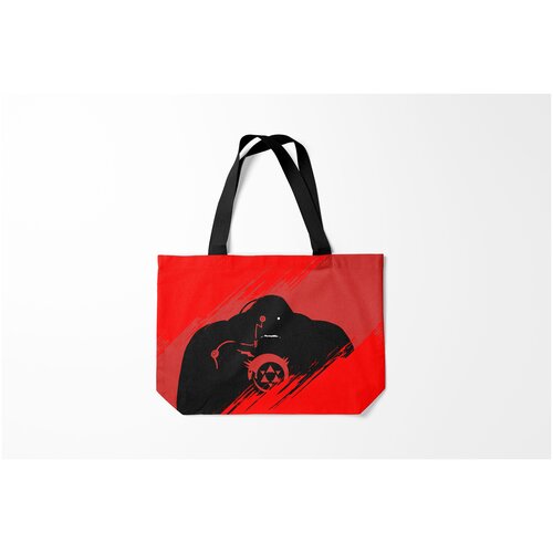 фото Сумка-шоппер / 46х35 см / аниме / стальной алхимик обжорство z burnettie