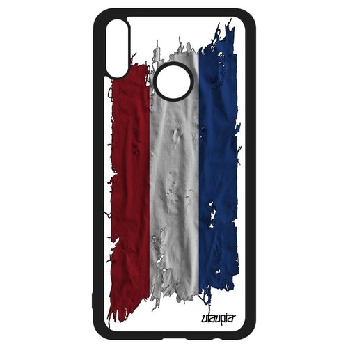 фото Чехол для мобильного // honor 8x // "флаг голландии на ткани" стиль патриот, utaupia, белый