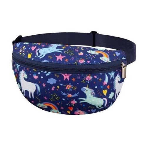 фото Поясная сумка asgard с-5713 единороги синий
