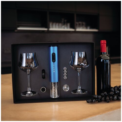 фото Подарочный набор сомелье iluxe the full fashion blue