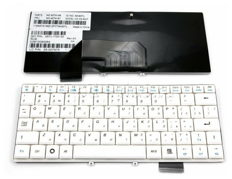 Клавиатура для ноутбука Lenovo AEQA1ST7011 белая