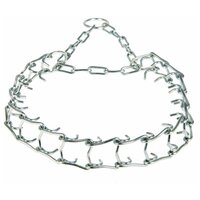 Ошейник для собак строгий проволочный Зооник, сварная цепь 3 мм, ширина 3 см, обхват шеи 50-66 см