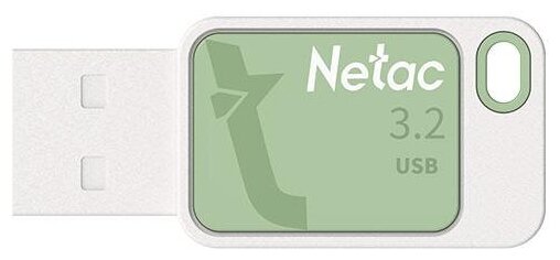 Флешка Netac UA31, 128GB, USB 3.2, Зеленый/Белый (Smoothies Green) NT03UA31N-128G-32GN - фото №10