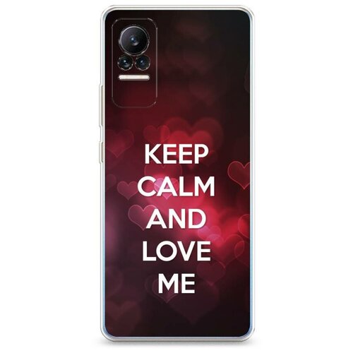 фото Силиконовый чехол "keep calm and love me 2" на xiaomi civi / cяоми cиви case place