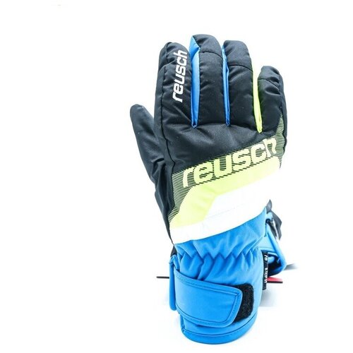 Перчатки горнолыжные REUSCH Dario R-Tex XT Black/Brilliant Blue (5.5 UK, Чёрный)